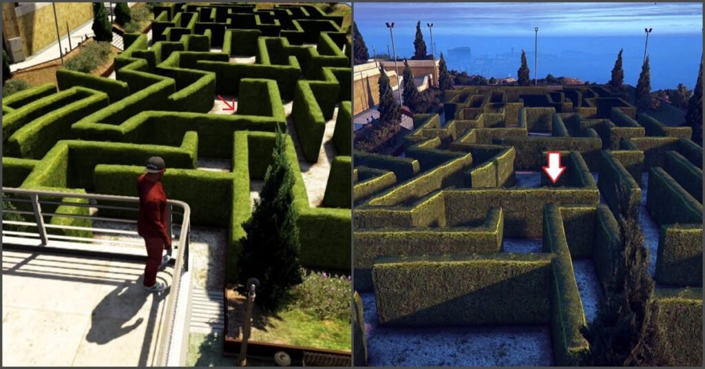 Grand Theft Auto 5 maze