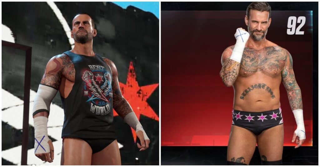 CM Punk wwe 2k25